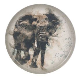 Plato Llano Elefante Savanna (Caja 6 uds.) - 32x2 cm