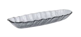 Bandeja Oval Negra 31x9x3.5cm 4mm (Caja 12 unidades)