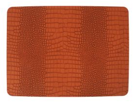 Mantel Individual PVC Medium Brown