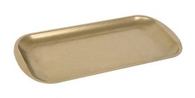 Bandeja Dorado Inox Vintage 33.5x17x1.5cm (Caja 12 unidades)