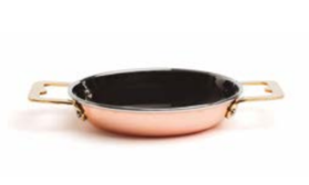 Mini Paellera Rosa Gourmet Collection 120x25mm (1 unidad)