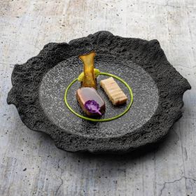 Plato Coral Black 32cm (Caja 4 unidades)