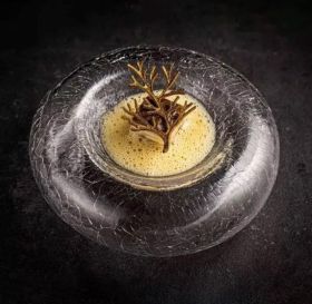 Plato Donut Craquelado 17cm (Caja 6 unidades)