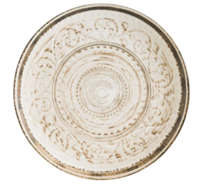 Plato Llano Gourmet Bitinia 25x2,5 cm  (Caja 12 unidades)