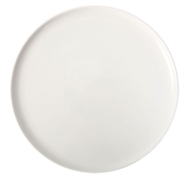 Plato Pizza Gourmet Blanco Dos Tamaños (Caja 6 unidades)