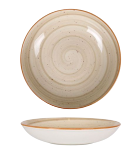 plato hondo gourmet terrain 23x4cm (6 unidades)