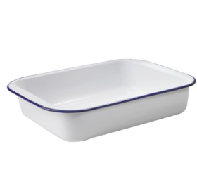 Rustidera Vintage Blanca Acero Esmaltado (Caja 6 unidades)