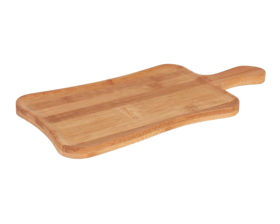 Tabla Rectangular Bambú Con Mango 38x17,5 cm (6 unidades)