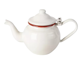 Tetera Vintage Blanca (Caja 6 unidades)